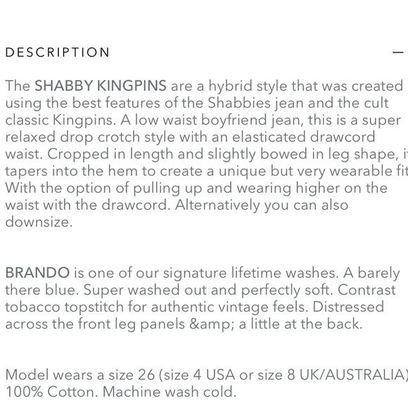 ONE TEASPOON: “Kingpin Boyfriend Brando”Shabby Jogger NWT - Picture 10 of 10